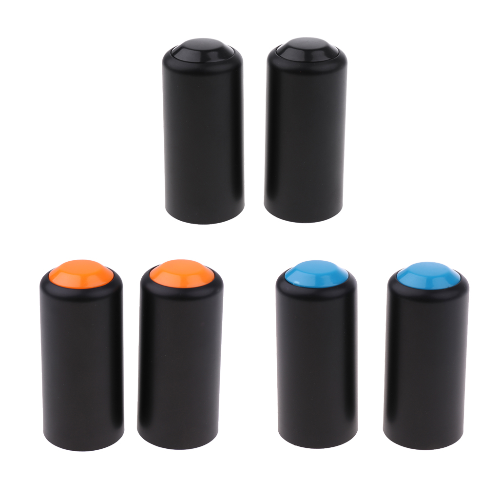 2 Pieces Battery Screw on Cap Cup Cover for Wireless Microphone Mic
