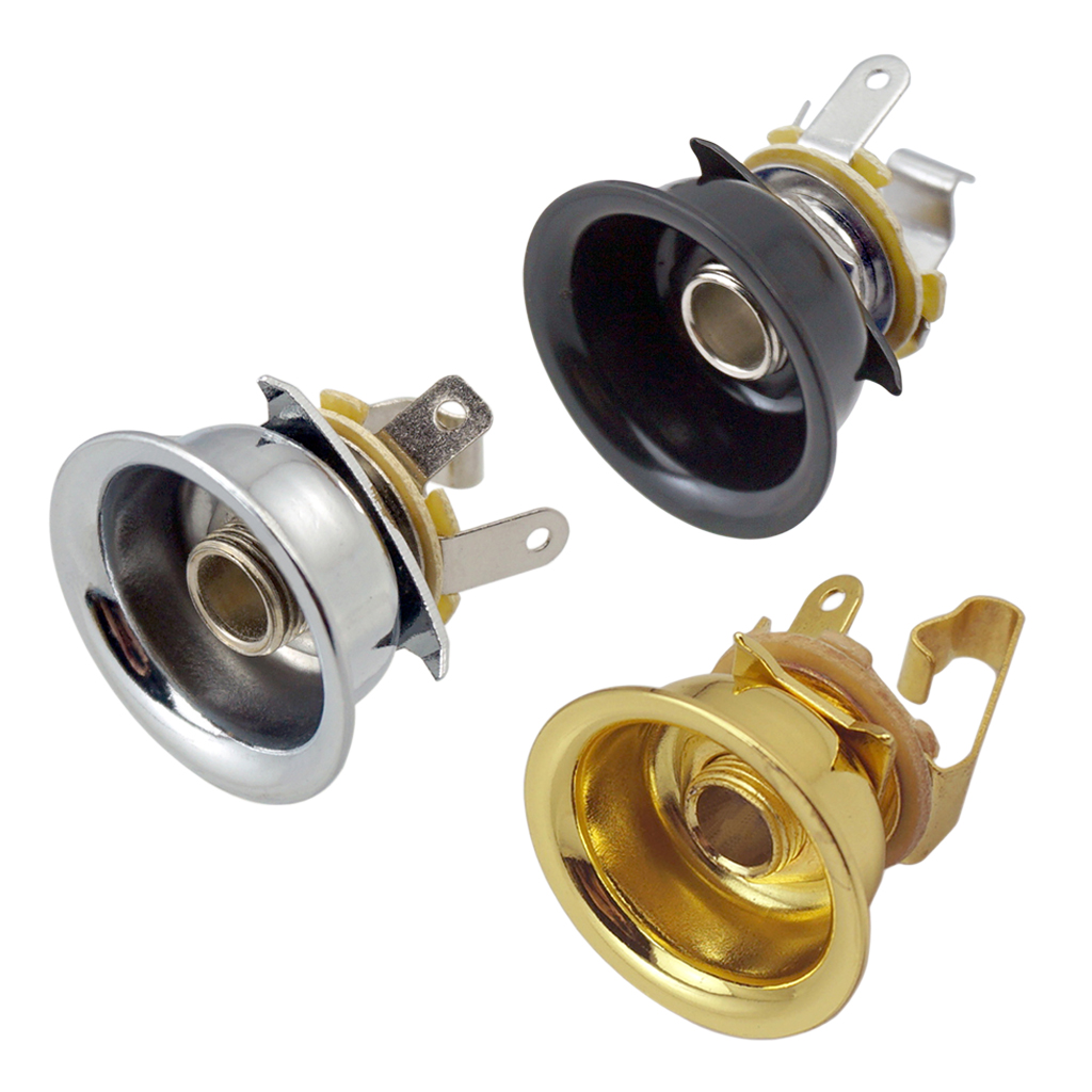 6.35mm 1/4' Jack Plug Socket Output Plate for Telecaster TL Guitar Guitar Parts Accessories
