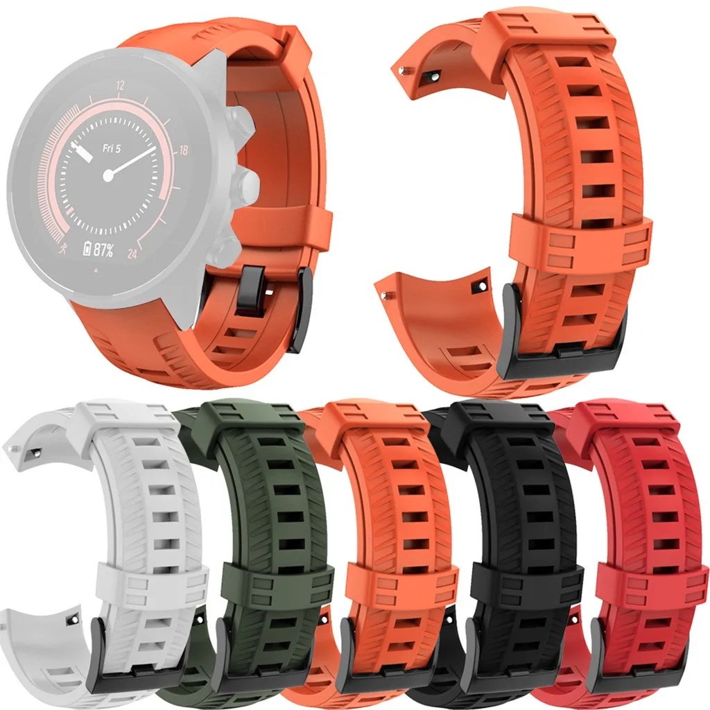 SmartWatch Strap for SUUNTO 9/ Baro Smart Watch  Men Women Silicone Sports Strap Replacement Smart Watch Accessories#p4