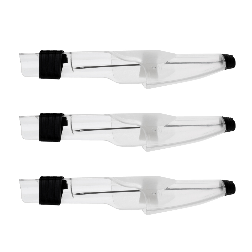 Pack Of 3 Rock Fishing Line Guide And Tip Protector Cover Premium Clear Cap Fishing Rods