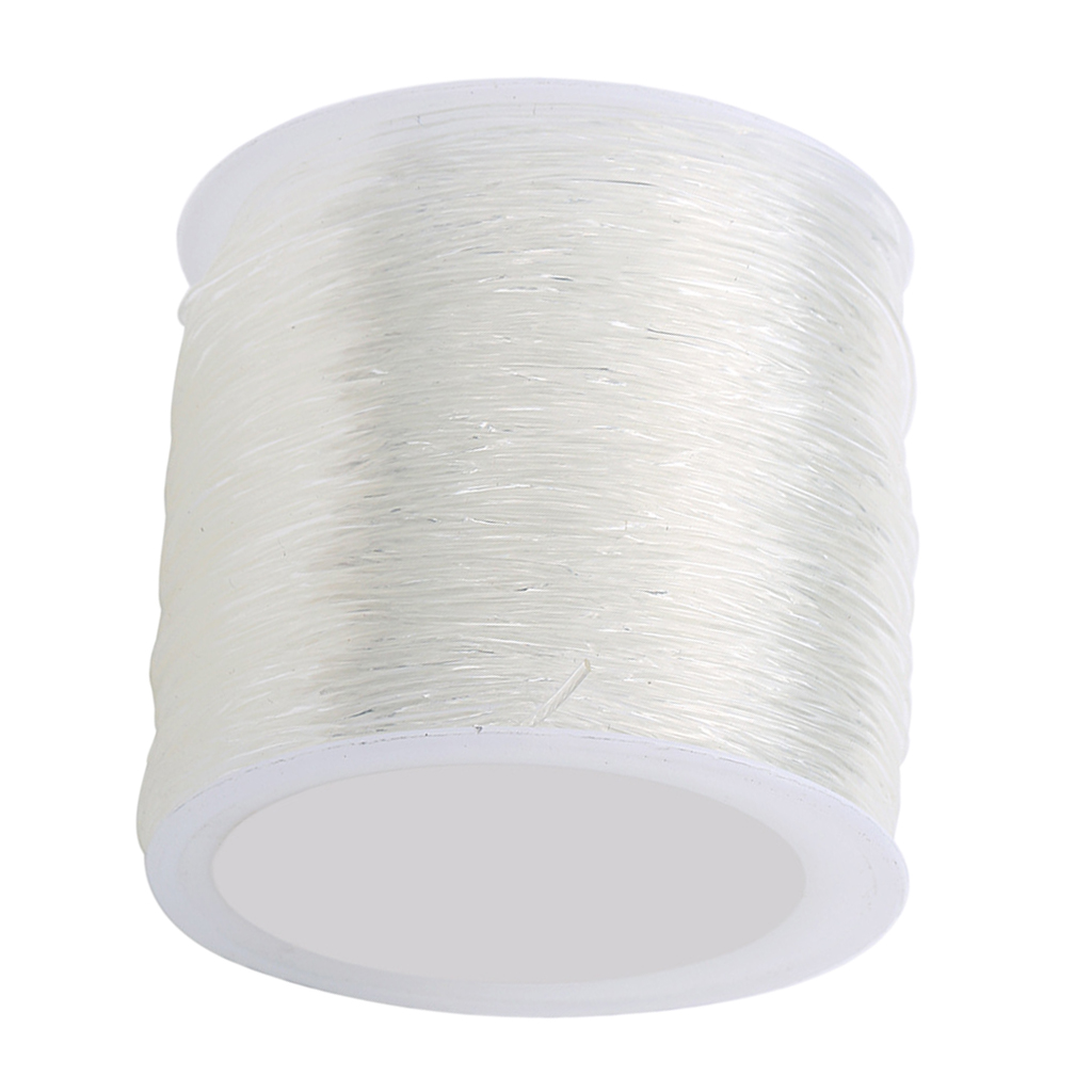1 Roll of Elastic Jewelry Thread, Rubber Thread, Transparent Thread for Pearl Jewelry