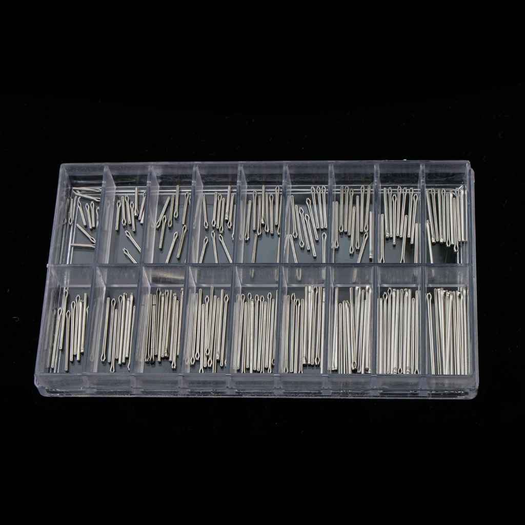 180 Pack Bulk Stainless Steel Spring Bars Watch Band Cotter Pins for Attaching