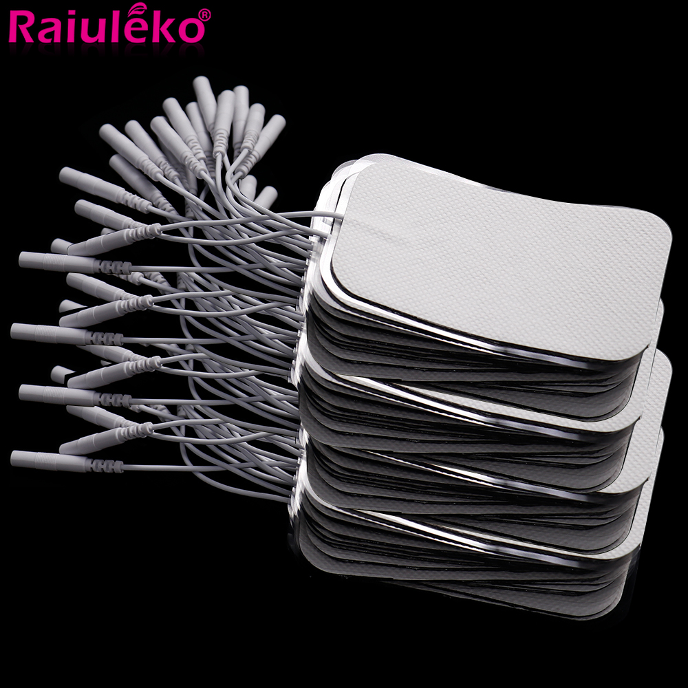 Best of 100 / 20PCS 5x9CM Nerve Stimulator Silicone Gel Electrode Pads Tens Electrodes Digital Therapy Machine Massage Sticker 2mm Plug Reviews & Tips