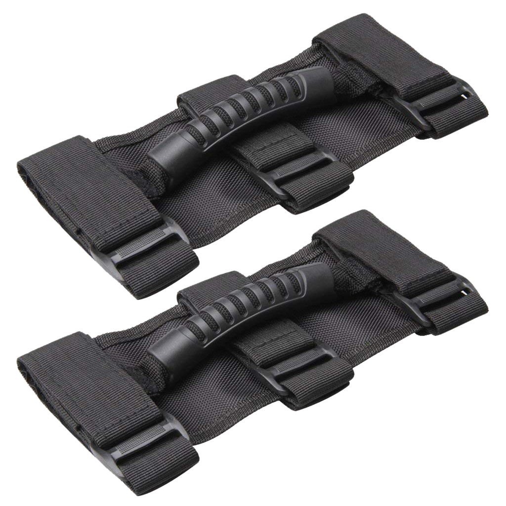 2Pieces Roll Bar Grab Handles Grib Hand Holder For Jeep Wrangler JK TJ YJ