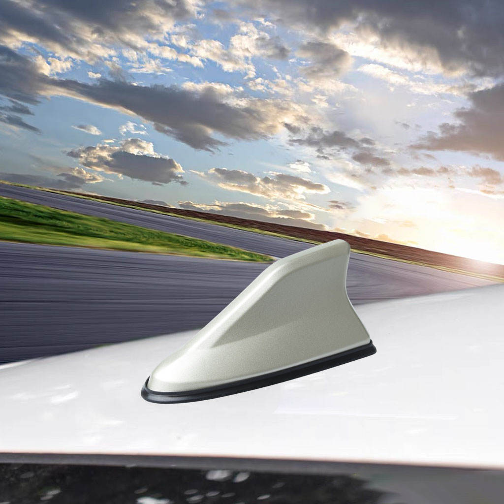 Shark Fin Antenna Universal Car Accessories Modification Decoration Roof Aerial Waterproof Replacement Car Antenna Cover Radio