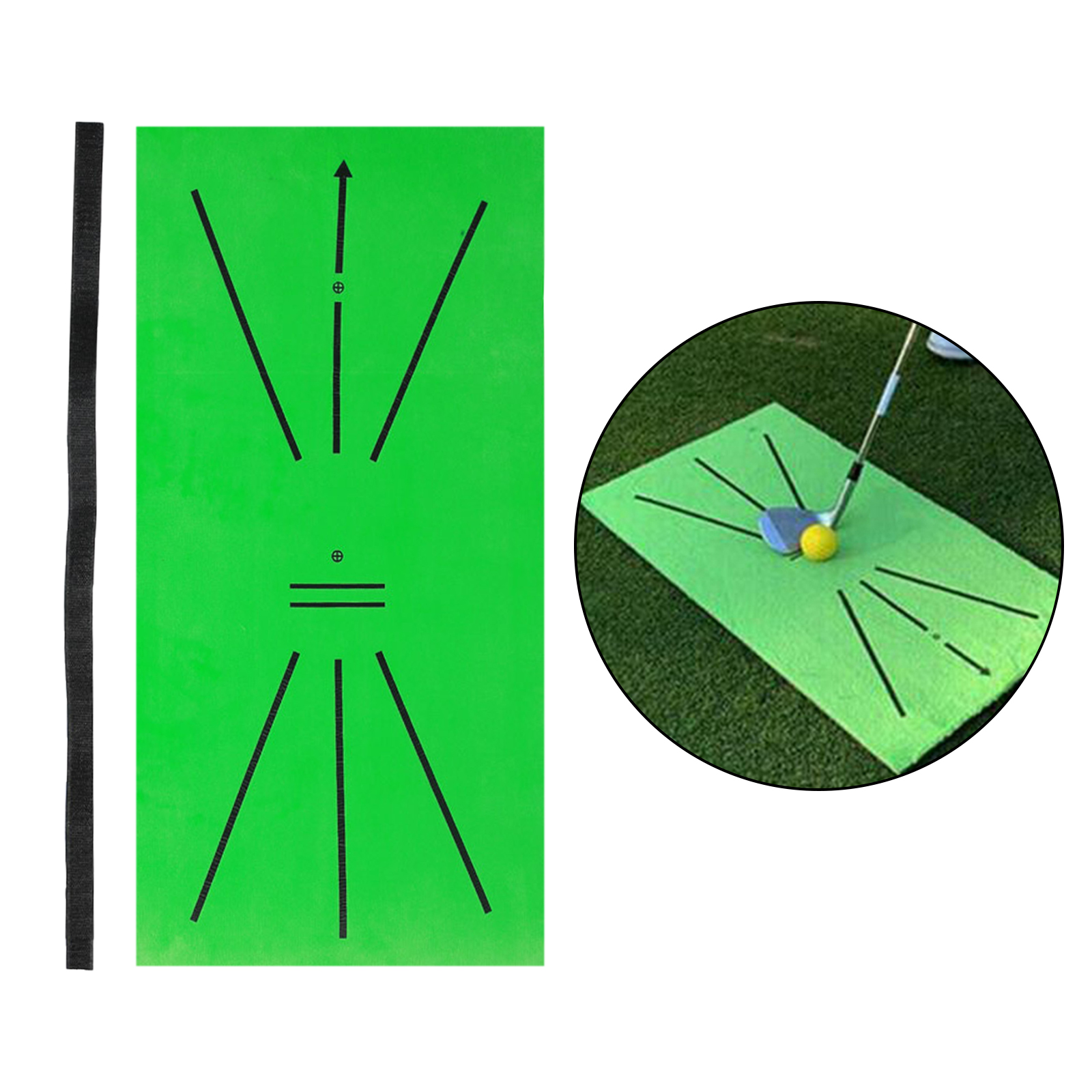 24x12'' Golf Training Mat Rug Hitting Aid Game Pad Home Office Outdoors