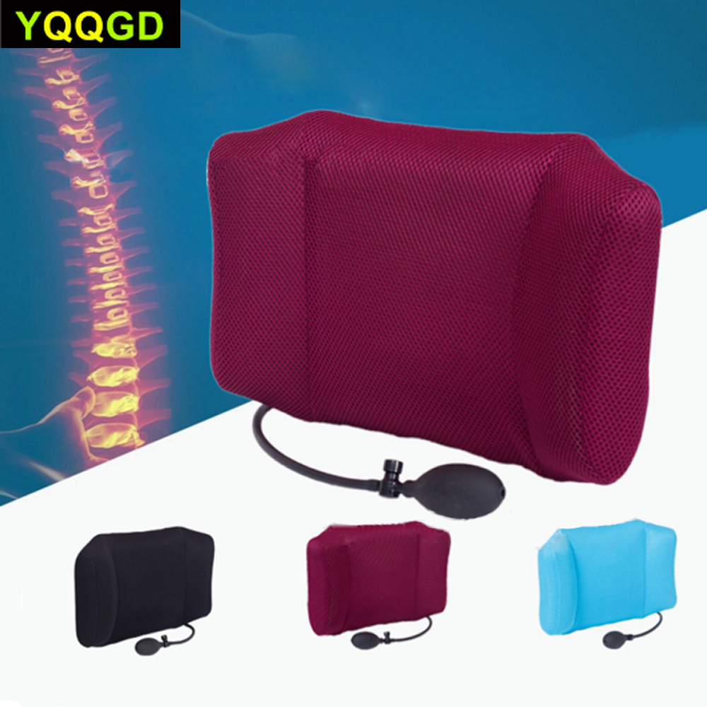 Best of 1Pcs Portable Inflatable Lumbar Support Lower Back Cushion Pillow - For Office Chair And Car Sciatic Nerve Pain Relief Reviews & Tips