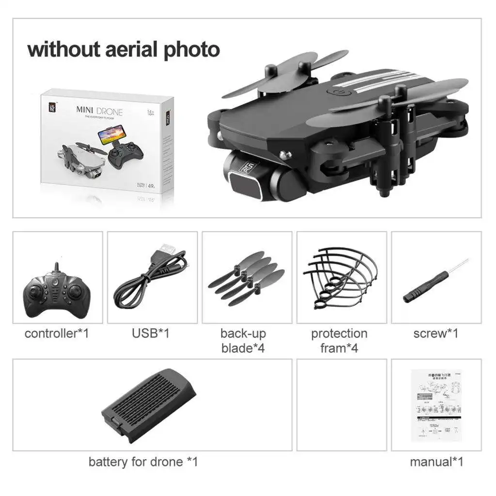 Multi-function RC Drone  Altitude Hold for Beginners Adults Foldable Drone with Wifi FPV Live Video 4K Camera Mini Wifi Camera