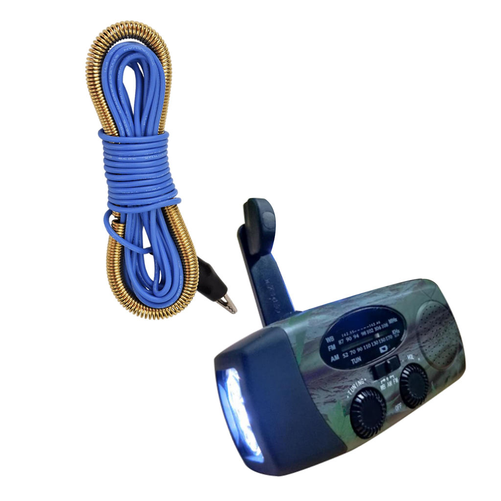 Outdoor Portable NOAA/AM/FM Emergency Radio Hand Crank Solar Dynamo Weather Radio USB Phone Charger