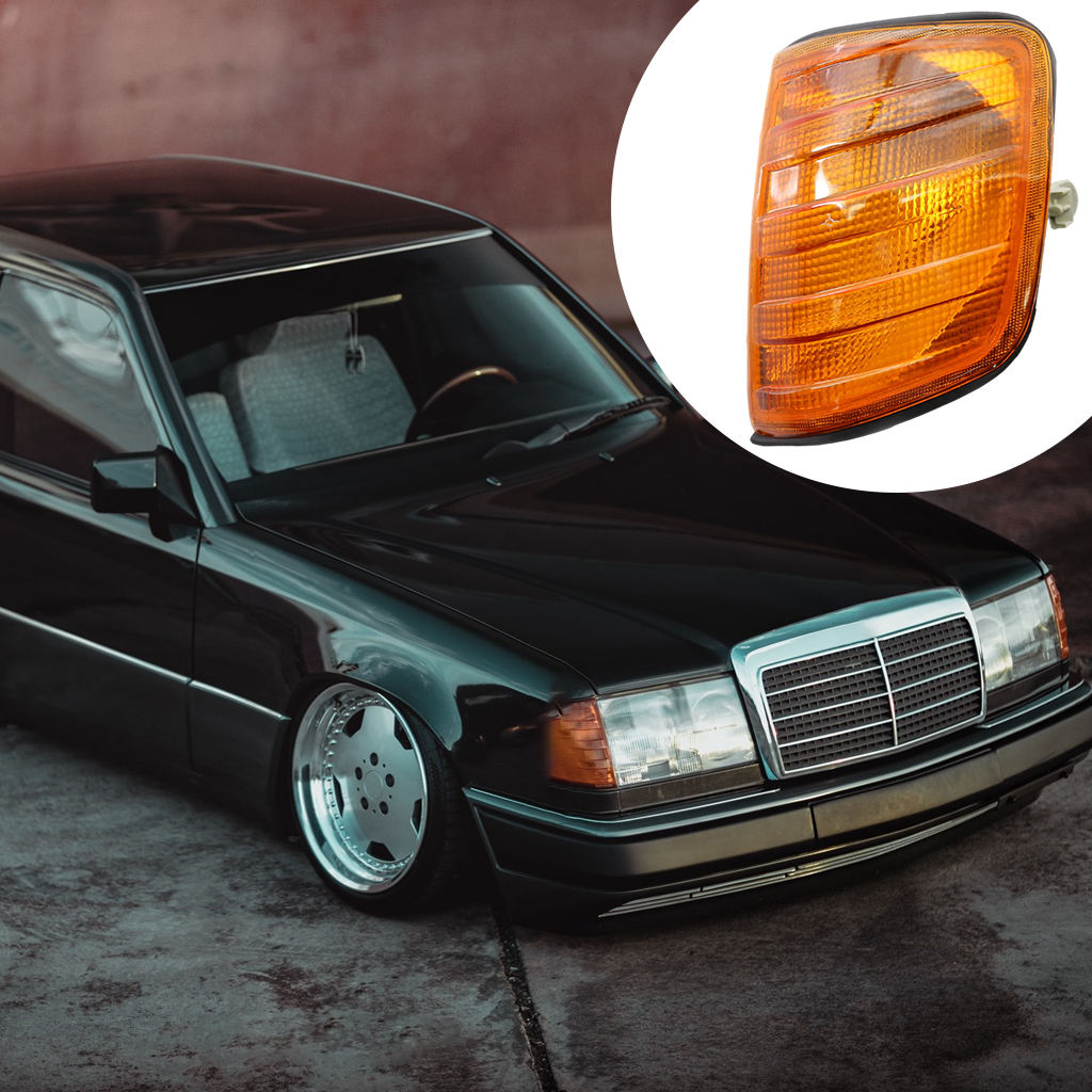 Желтый световой сигнал поворота для Mercedes W124 E300 E320 E420