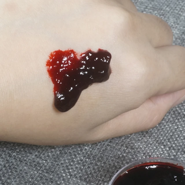 30g halloween maquiagem vampiro falso sangue realista alimentos colorindo  falso sangue plasma artificial cosplay festa rosto pintura corporal -  AliExpress