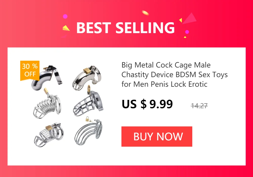 Big Metal Cock Cage Male Chastity Device BDSM Sex Toys for Men Penis Lock Erotic Bondage Husband Loyalty Drop Shipping