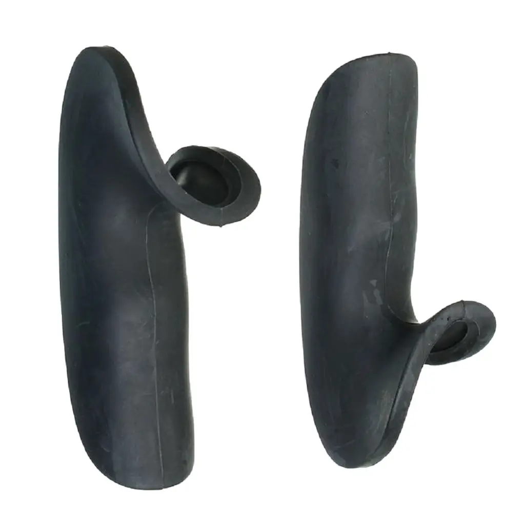 2 Pieces Steering Wheel Rubber Replacement Thumb Grips for  Clio99-06
