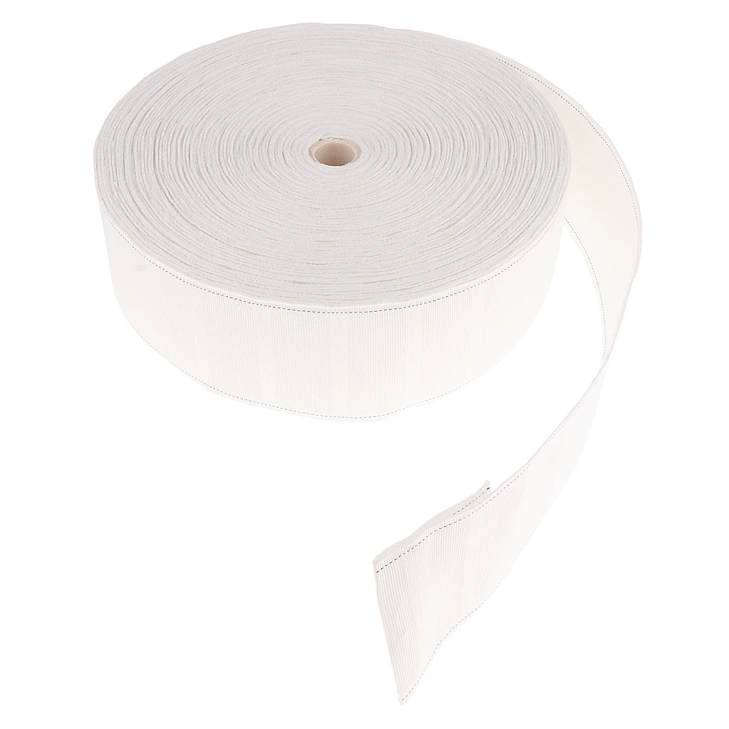 53m Fabric Curtain Heading Tape Pinch Pleat Window Curtain Header Tape ROLL