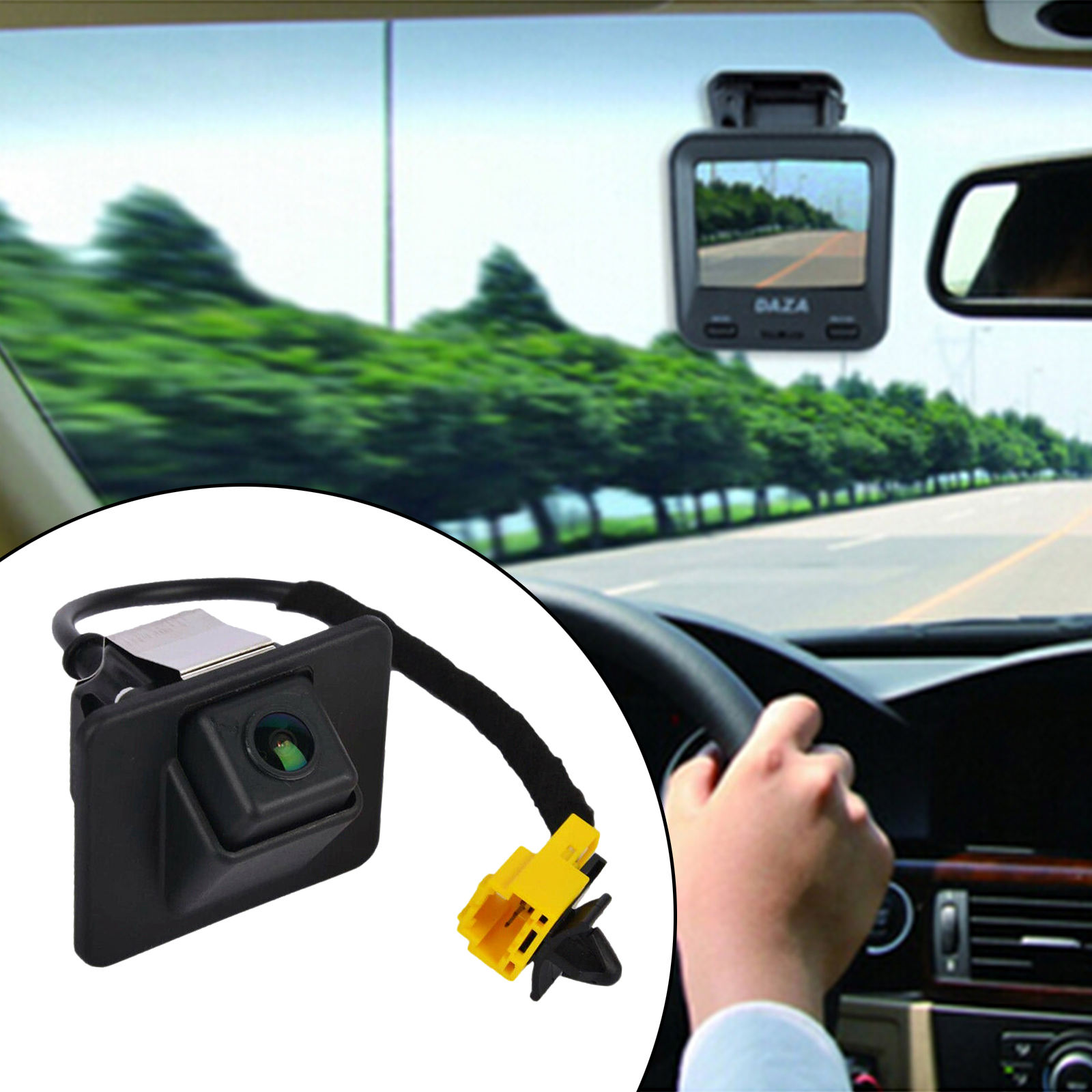 Rear Park Assist View Camera Reverse Camera Compatible with Kia Optima 2011-2013 957602T101 Replacement Parts Accessories