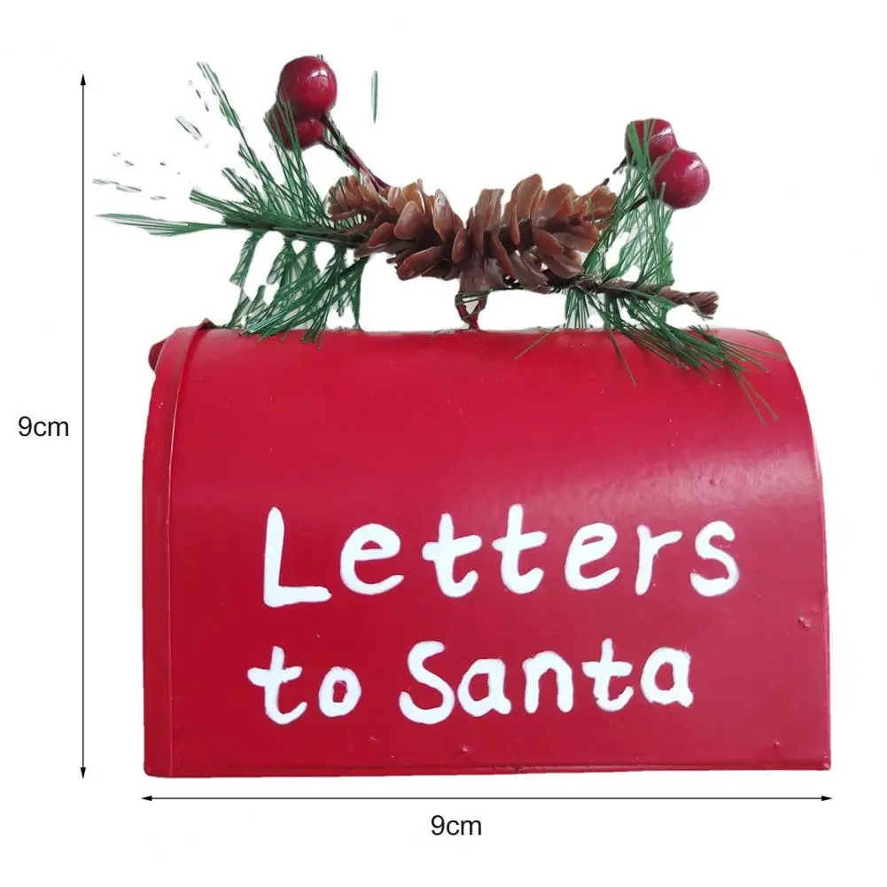 Christmas Iron Mailbox Ornament For Christmas Tree