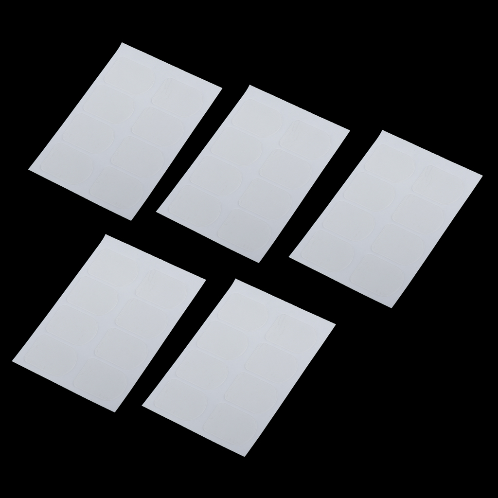 40Pcs Alto/Tenor Sax Transparent Mouthpiece Patch Pad Rubber Tooth Pad Cushions