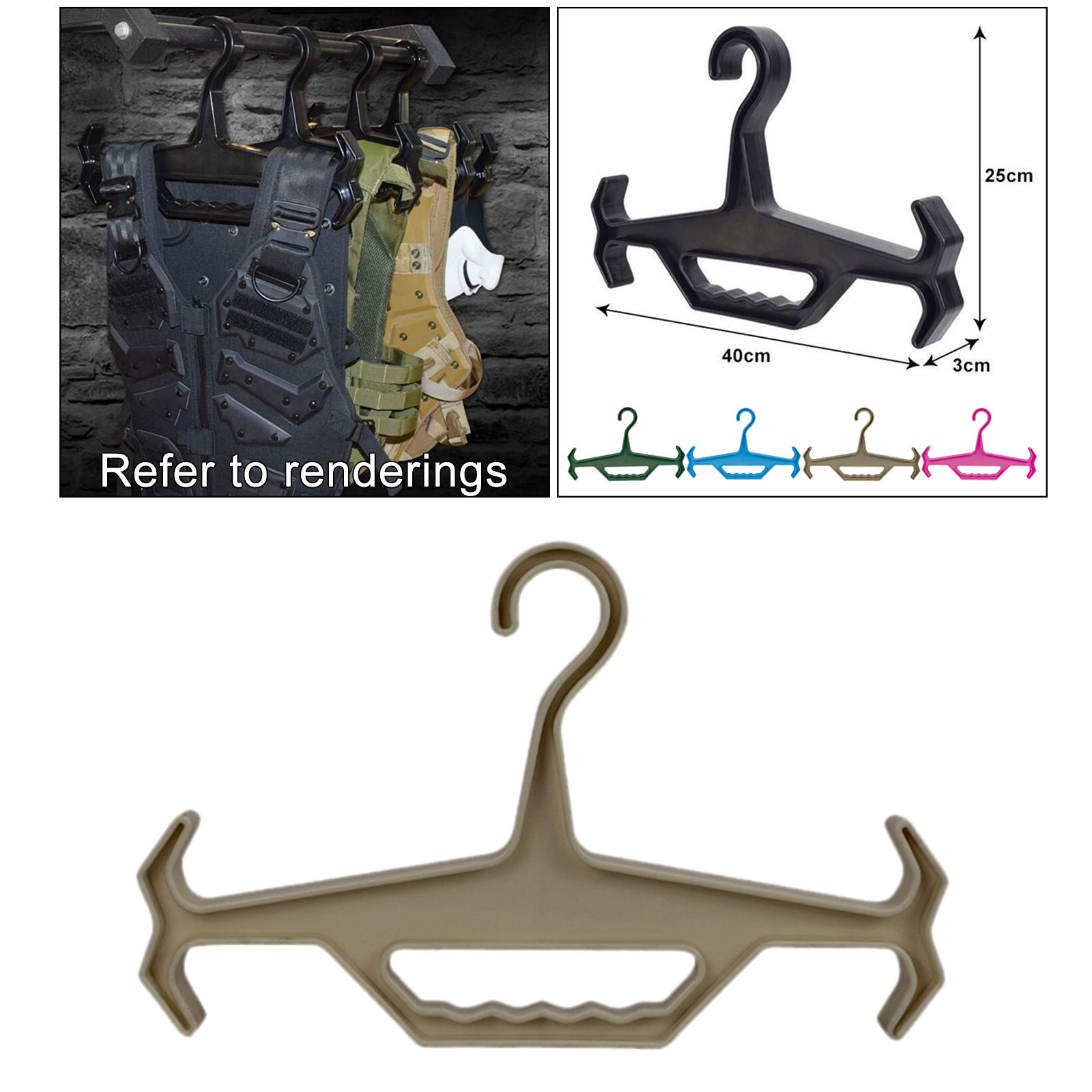 Scuba Gear Hanger BCD Diving Hanger BC Snorkeling Dive 150 lb Capacity Deluxe Drain Hangers Surfing  Gear Gloves Accessories