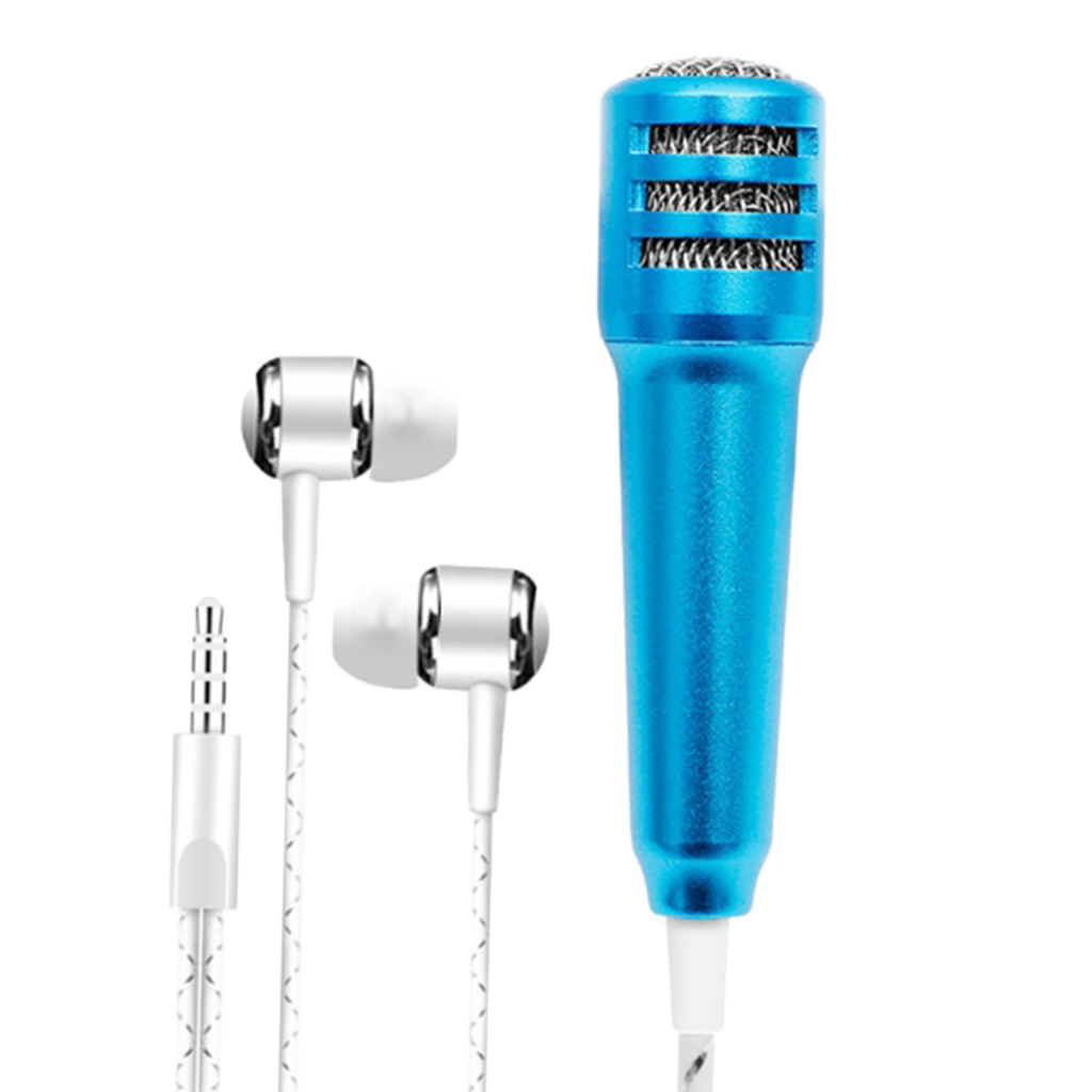 3.5mm Mini Microphone Mic Video Earphones Phone Laptop Voice Recording