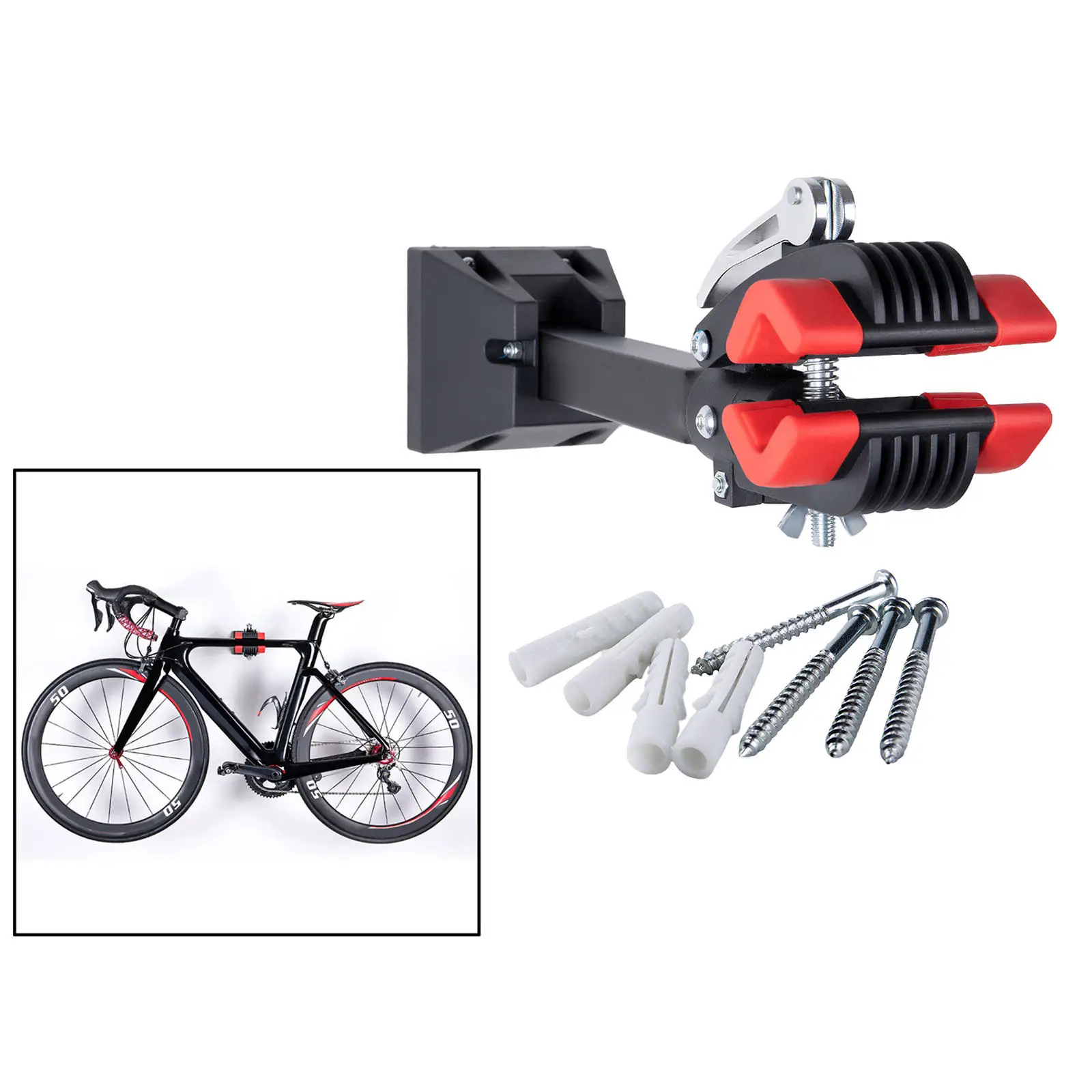 Heavy Duty Wall Mount for Road Bike Storage Mechanical Repair MTB Bicycle Holder Stand Clamp Work Bracket 20KG Load