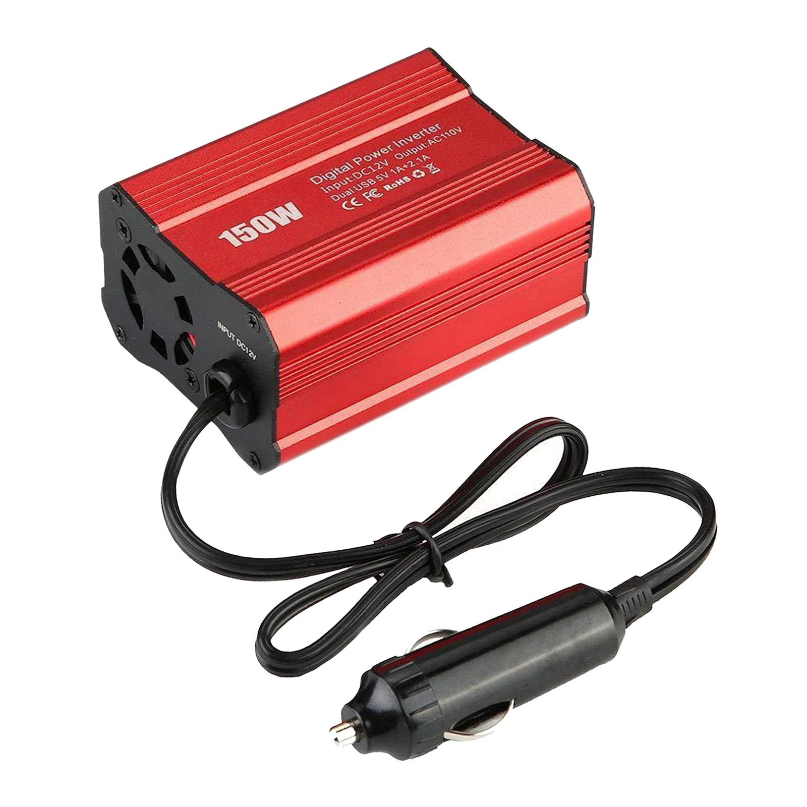 150W Car Power Inverter inversor DC 12V To AC 110V/220V 2.1A Dual USB Ports Car Charger Adapters