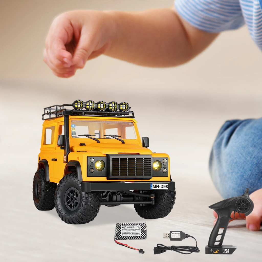 1/12 RC MN98 Rock Crawler 2.4G Off-Road Truck High-Speed All Terrain Model Grade RTR for Adults