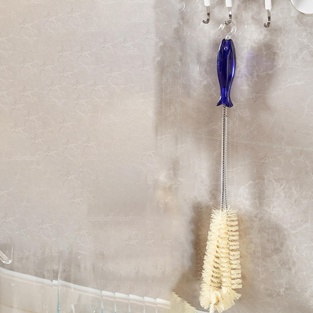 Wine Decanter Cleaning Brush,Flexible Bottle Scourer,Multi-Function Household Cleaning Tools for Goblets/Champagne Flutes/Cups