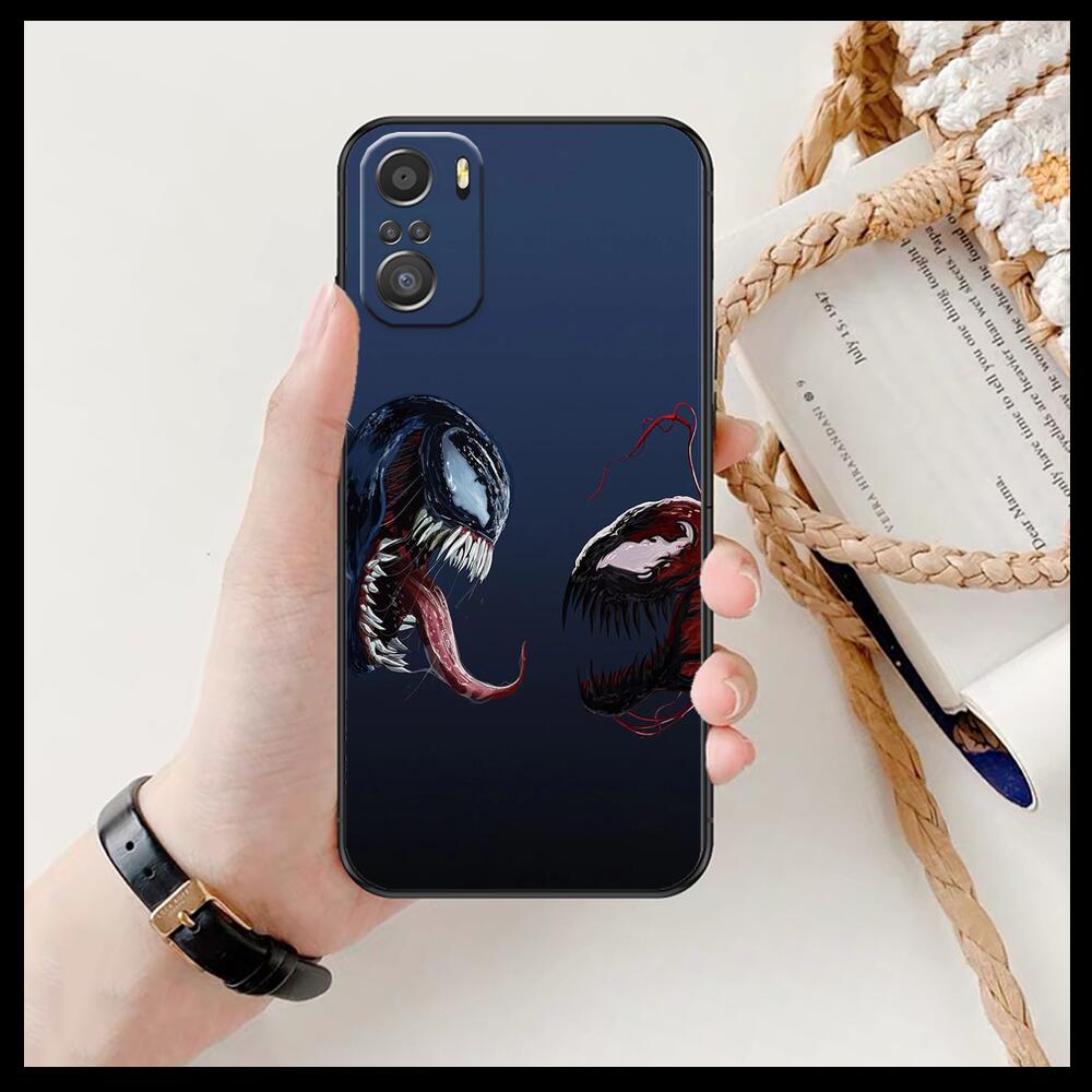 Классный мультяшный чехол Venom Marvel для XiaoMi Redmi Note 10 9 9s 8 7 6  5 A Pro s T, Черный силиконовый чехол | AliExpress