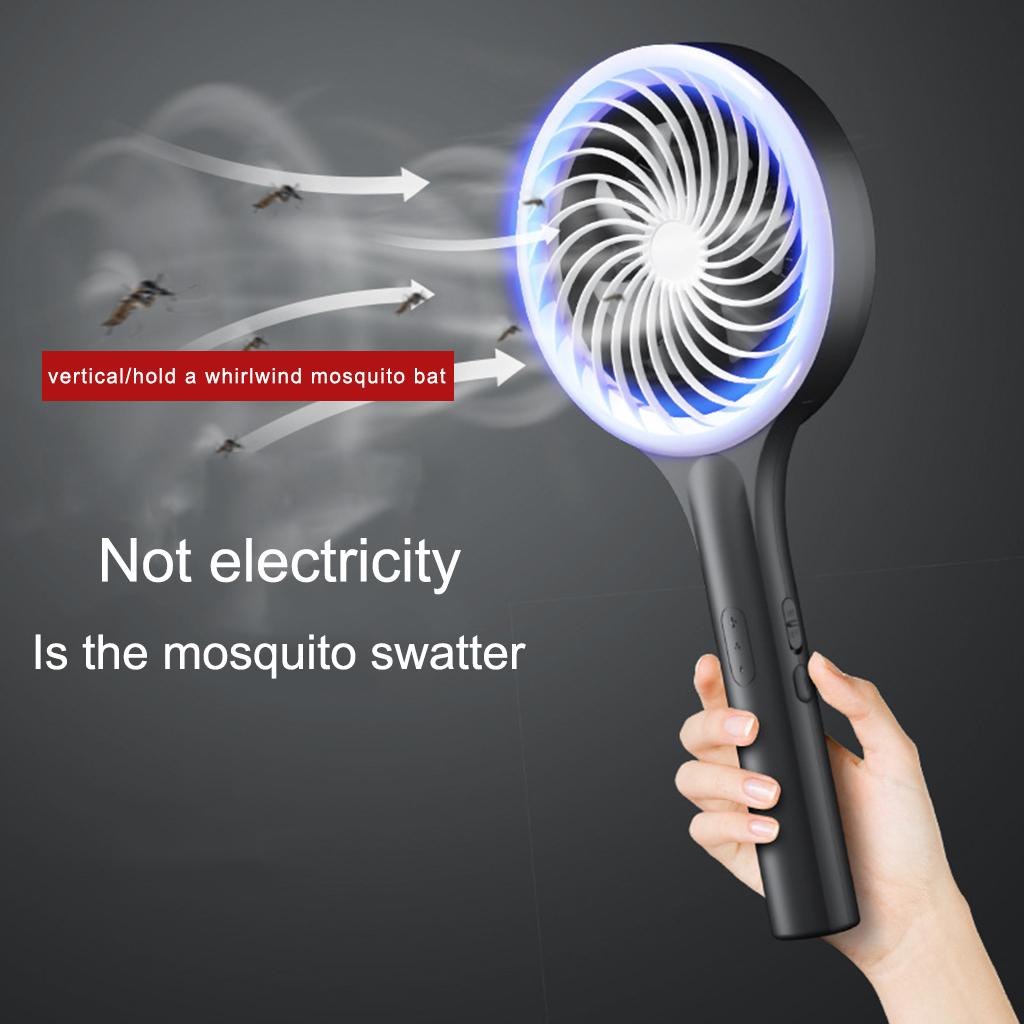 Electric Bug Zapper Desktop Mosquito Killer Lamp UV Light Attraction Fan Fly Bug Zapper LED Mosquitoes Attraction UV Light