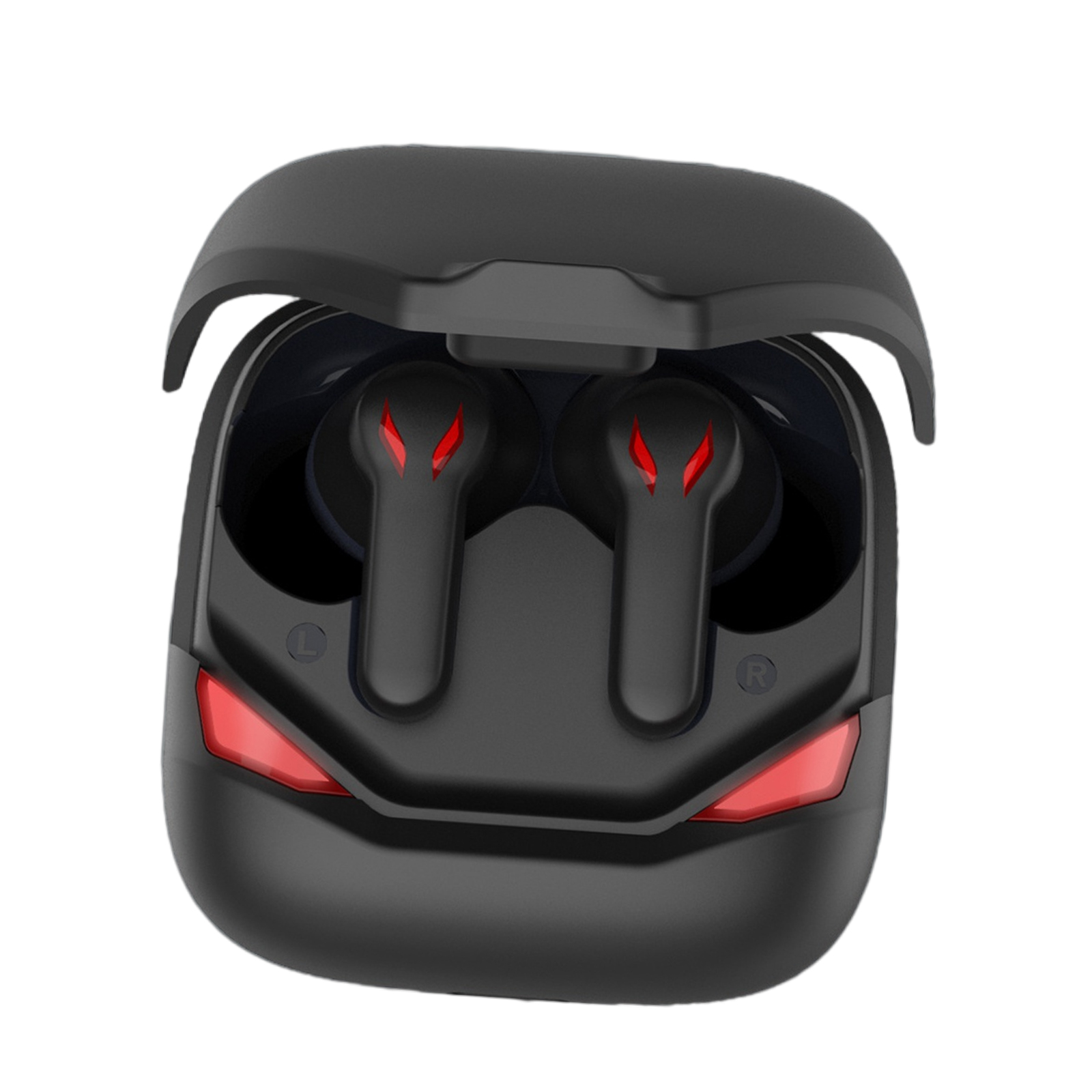 Bluetooth 5.0 Wireless Earbuds 360° Surround Stereo Sound Ultra-Low Latency Built-in Mic Power Bank Earphone for Music