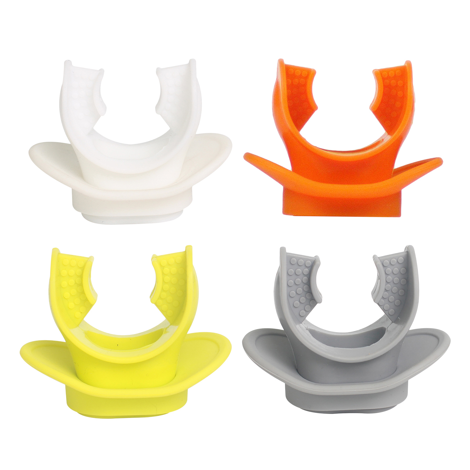 Silicone Snorkel Mouthpiece Soft Comfortable Spare Replacement Scuba Diving Mouthpieces for Regulators Octopus