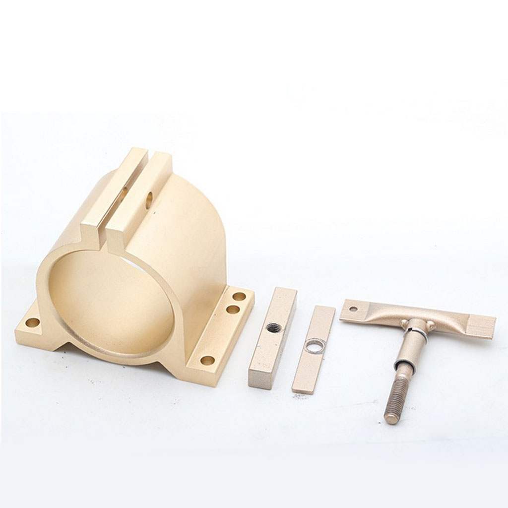 80mm Diameter Spindle Motor Mount Fixture Bracket Clamp for CNC Router Accs