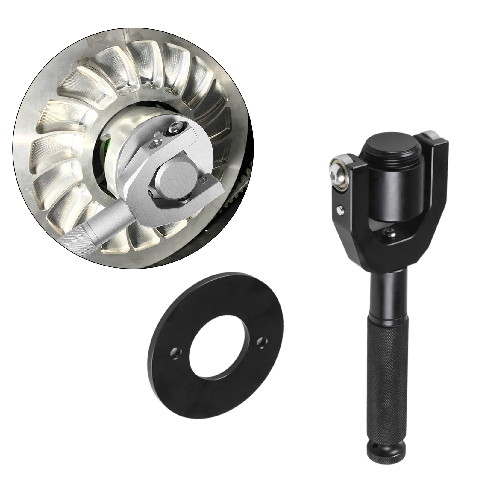 Belt Changing Tool Clutch Removal Compatible with Can-Am Maverick X3 Black