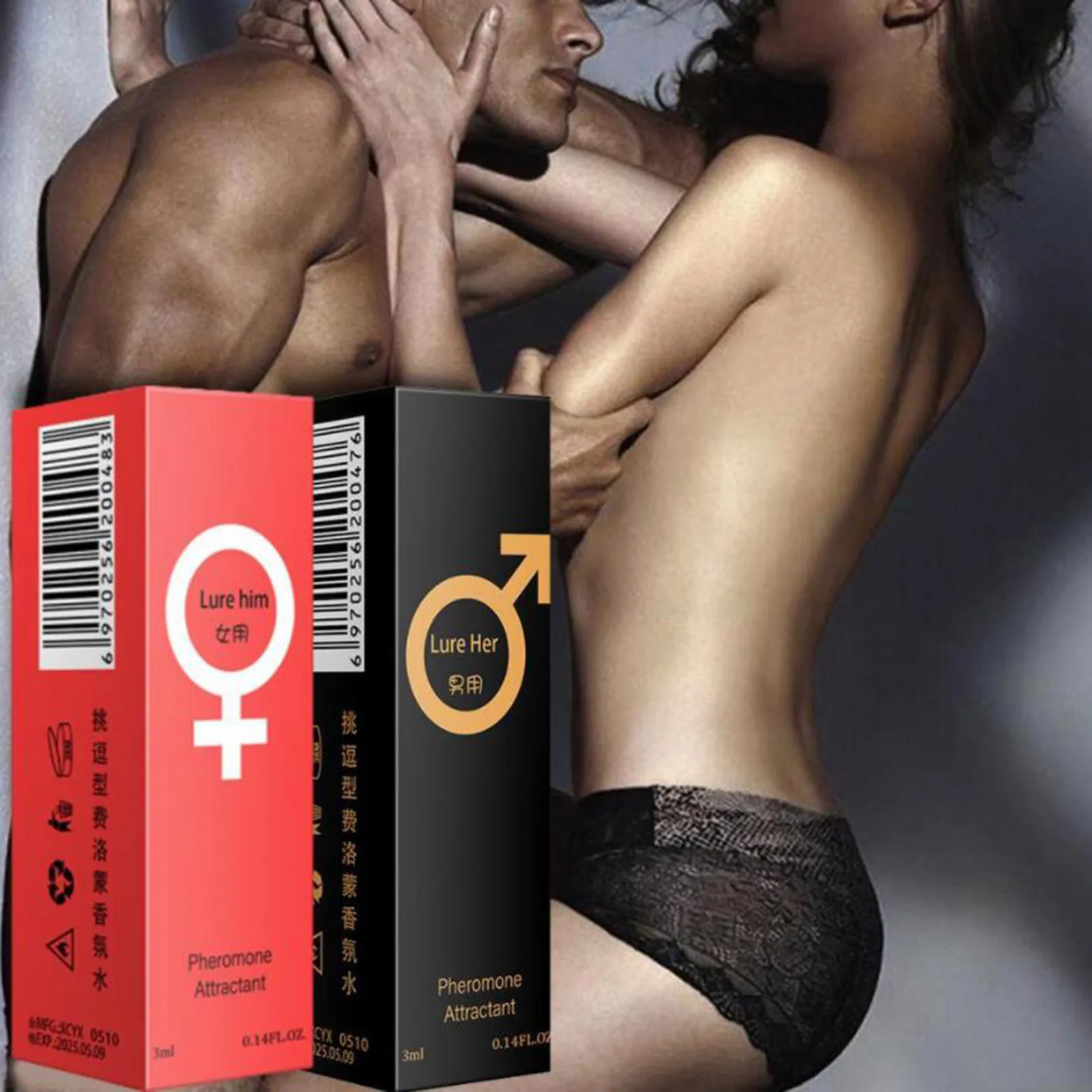 0.1 fl.oz 3ml Pheromone Sex Perfume Flirt Aphrodisiac Fragrance For Him Her