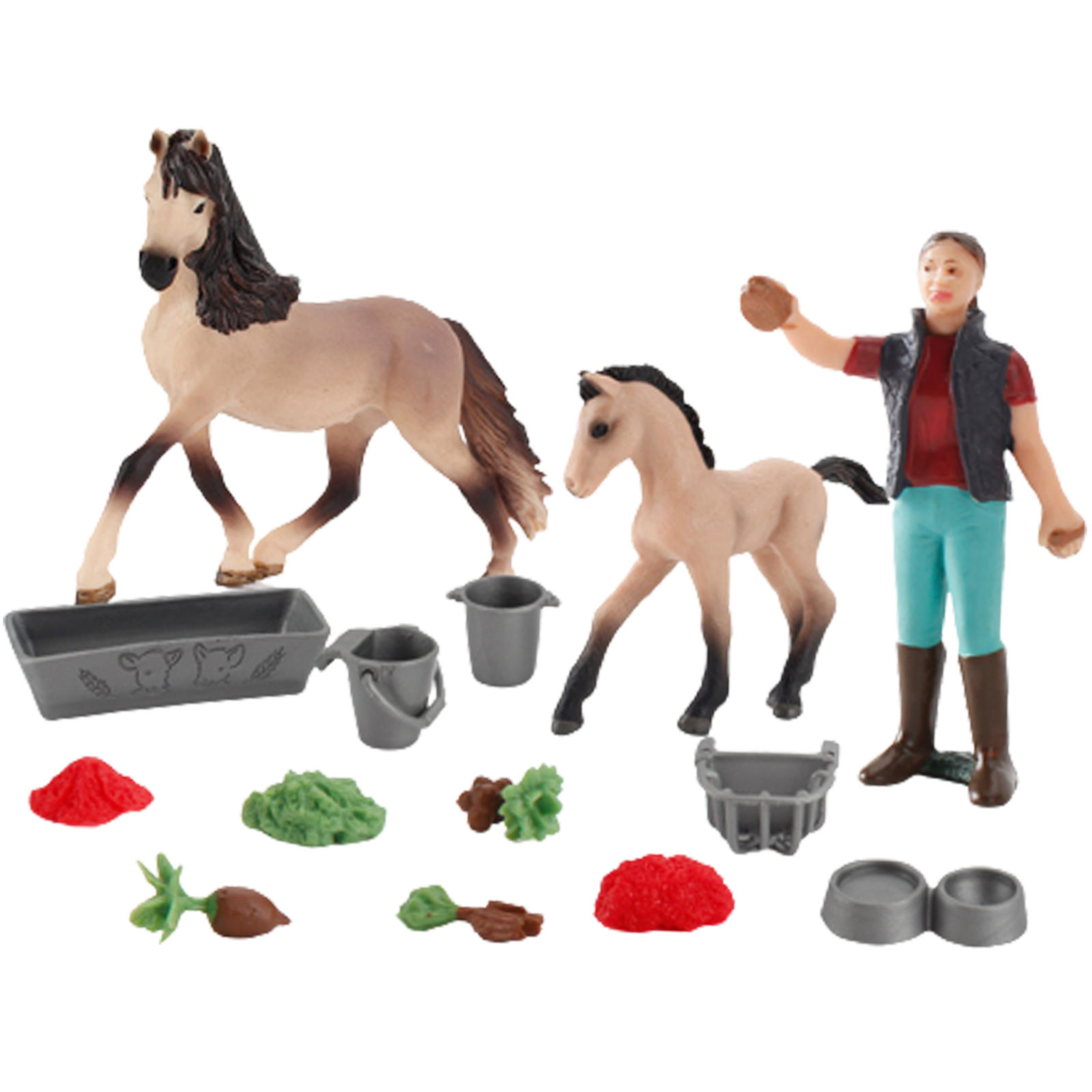Simulated Model Farm Animal Family Set Figurines Action Figure Educational Toys for Kids Home Decor