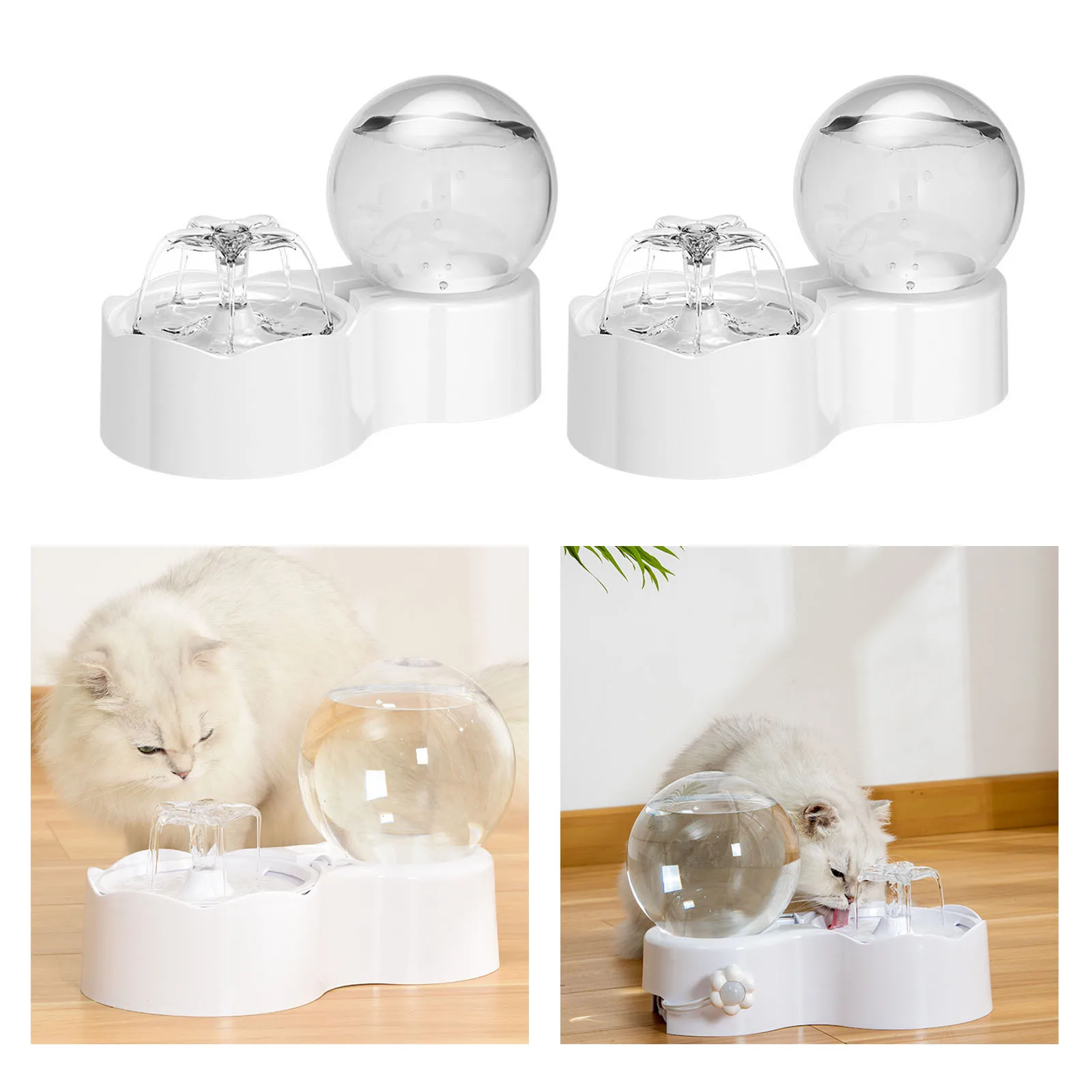 Cat Water Dispenser Automatic Cat Water Fountain Pet Water Dispenser Filter Smart Gravity Drinking Bowl Pet Water Fountain