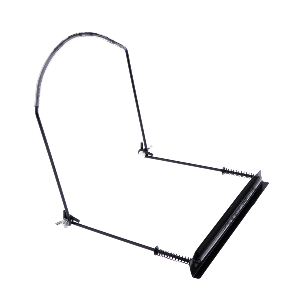 Harmonica Neck Holder Support for 24 16 10 Holes Harmonicas Accessory, Black