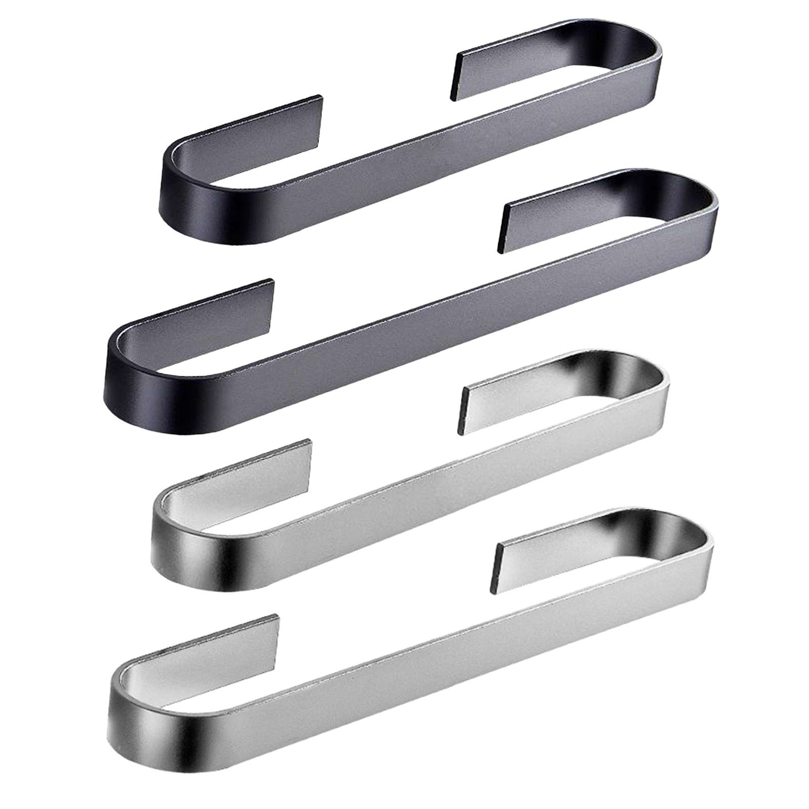 Kitchen Bathroom Hanger Towel Rack Holder Storage Organizer Space Saving Wall Mounted Rack