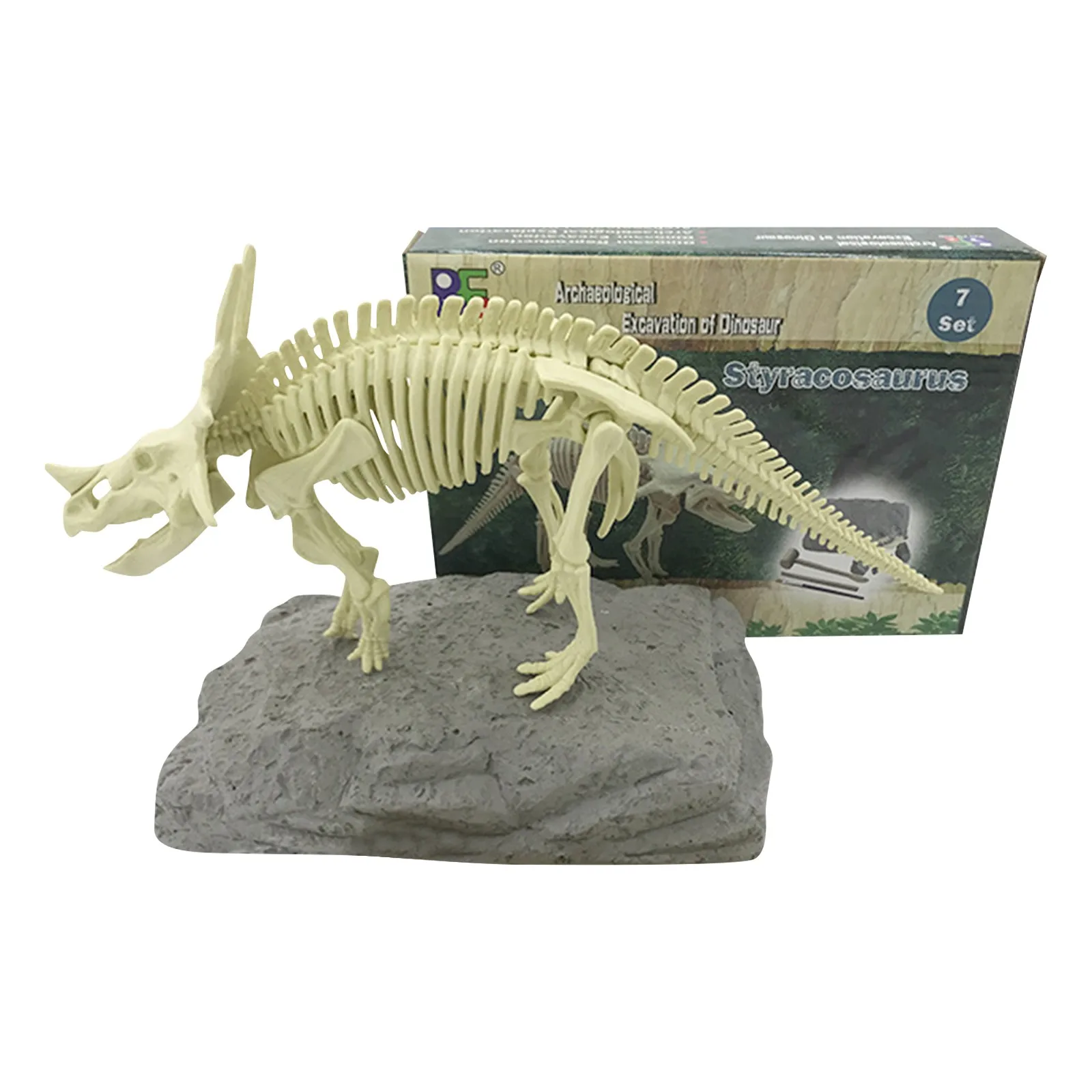 Archéopteryx B Blesiya Mini kit Archéologie Dexcavation de Squelette de Dinosaure Cadeau Jouet pour Les Enfants à Partir de 7 Ans 