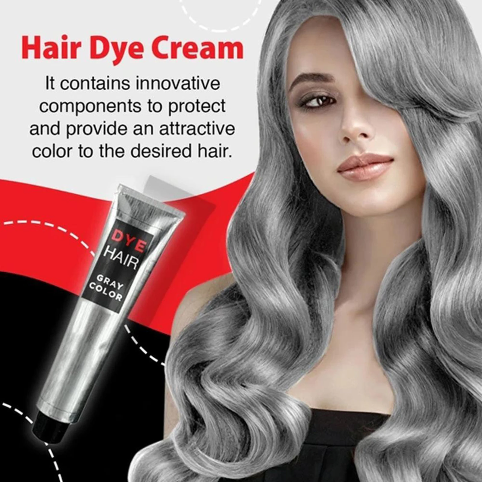 Permanent Hair Color Dye Styling Cream Hairstyle for Party Cosplay Halloween