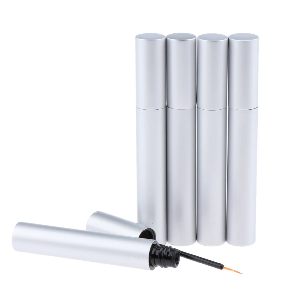5x Liquid Container Kit for Empty Eyeliner Tube for Bottle And