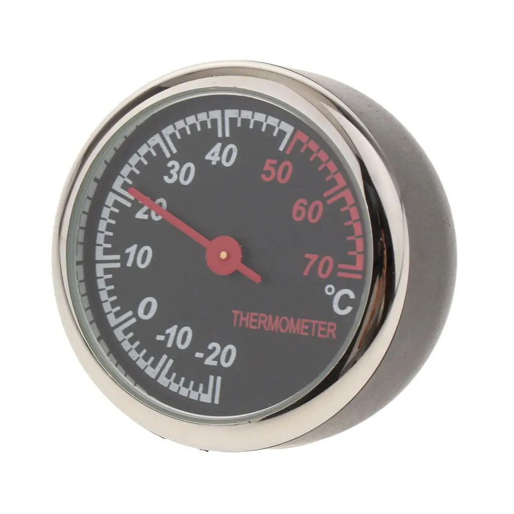 Round Temperature Gauge For Home Car Greenhouse  Decoration NEW Hot