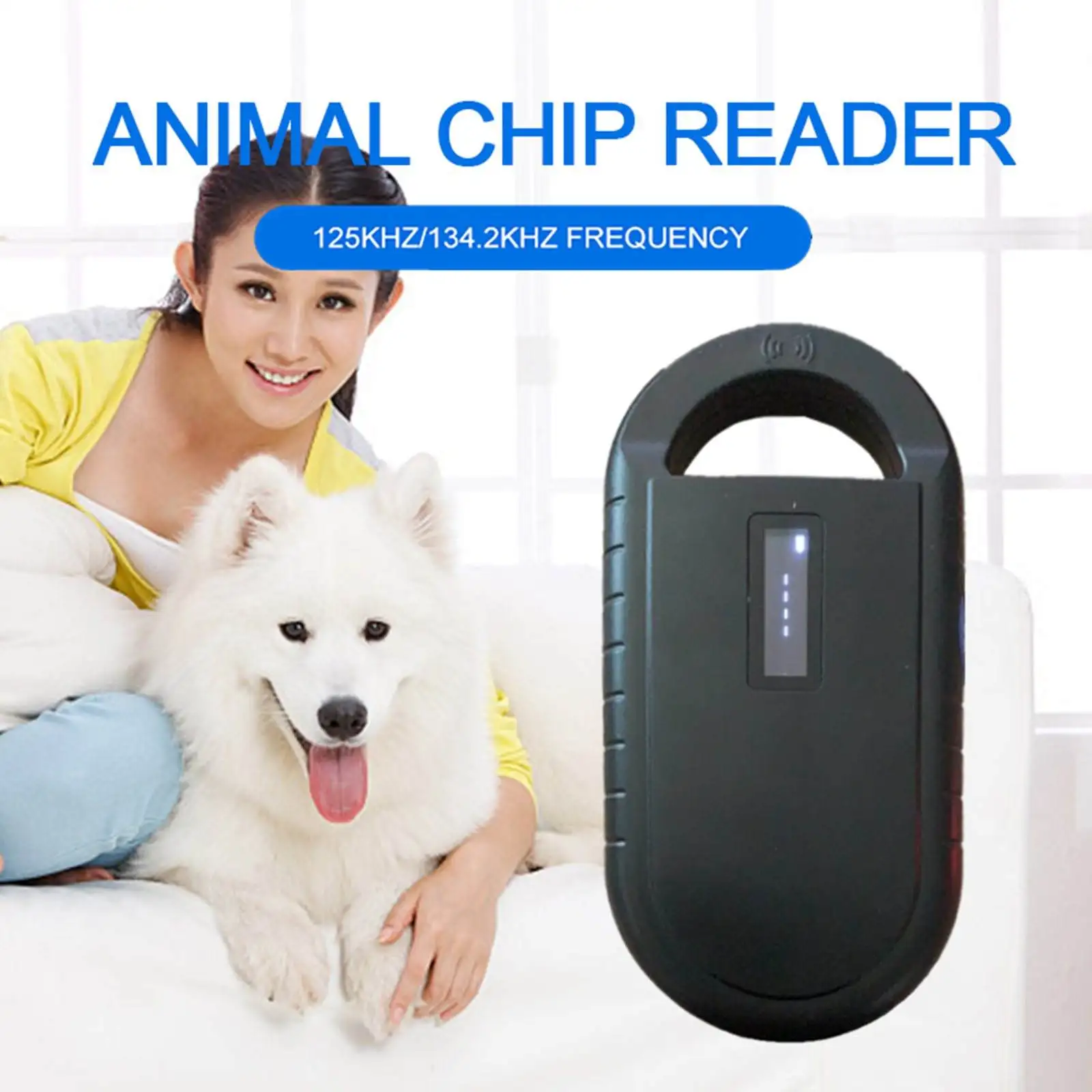 Pet ID Reader RFID Emid USB 134.2KHz Pet Tag Scanner for Dogs Tracking Identification