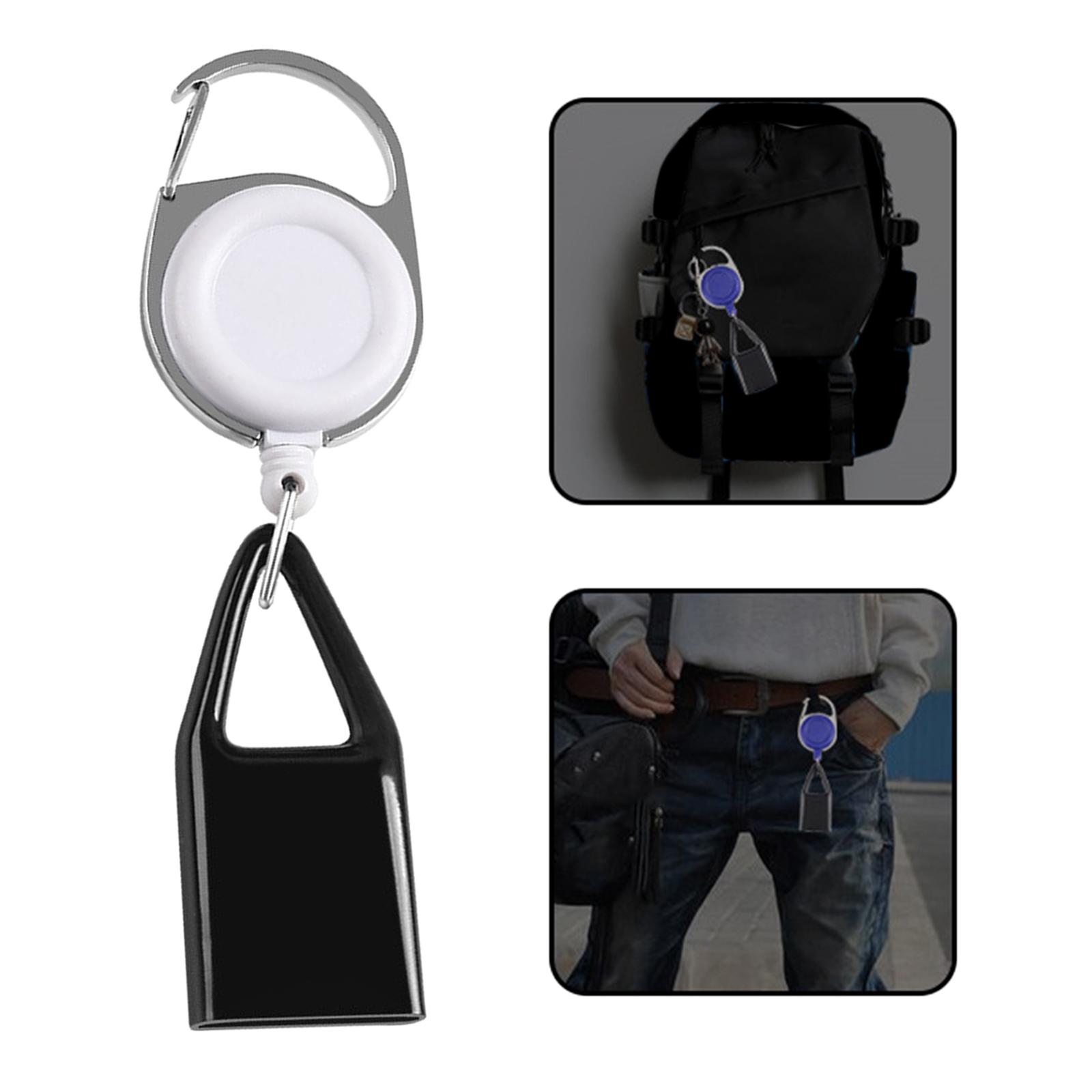 Retractable Keychain with Clip Kitchen Gadgets Lighter Protective Cover Retractable Lighter Belt Safe Stash Clip