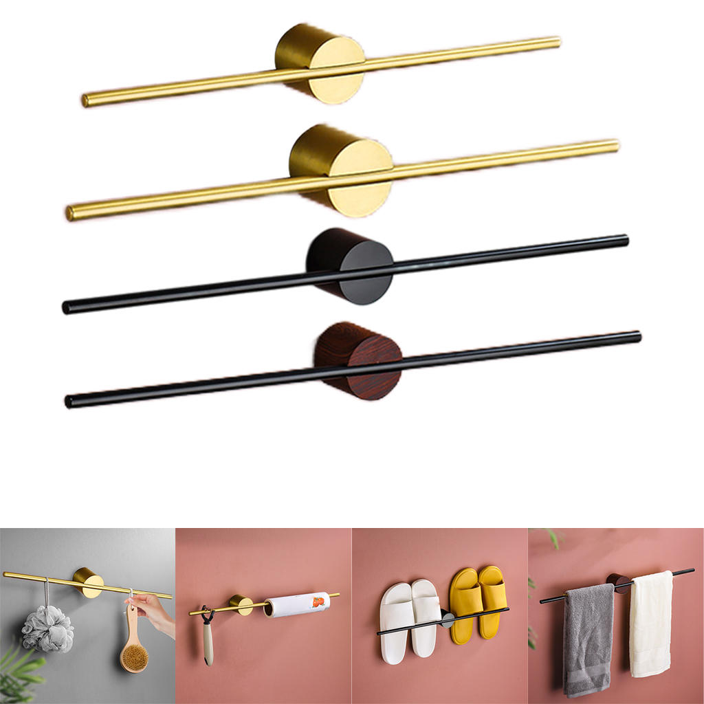 Multifunctional Towel Bar Organizer Wall Mounted Towel Rack for Kitchen Apartment Home