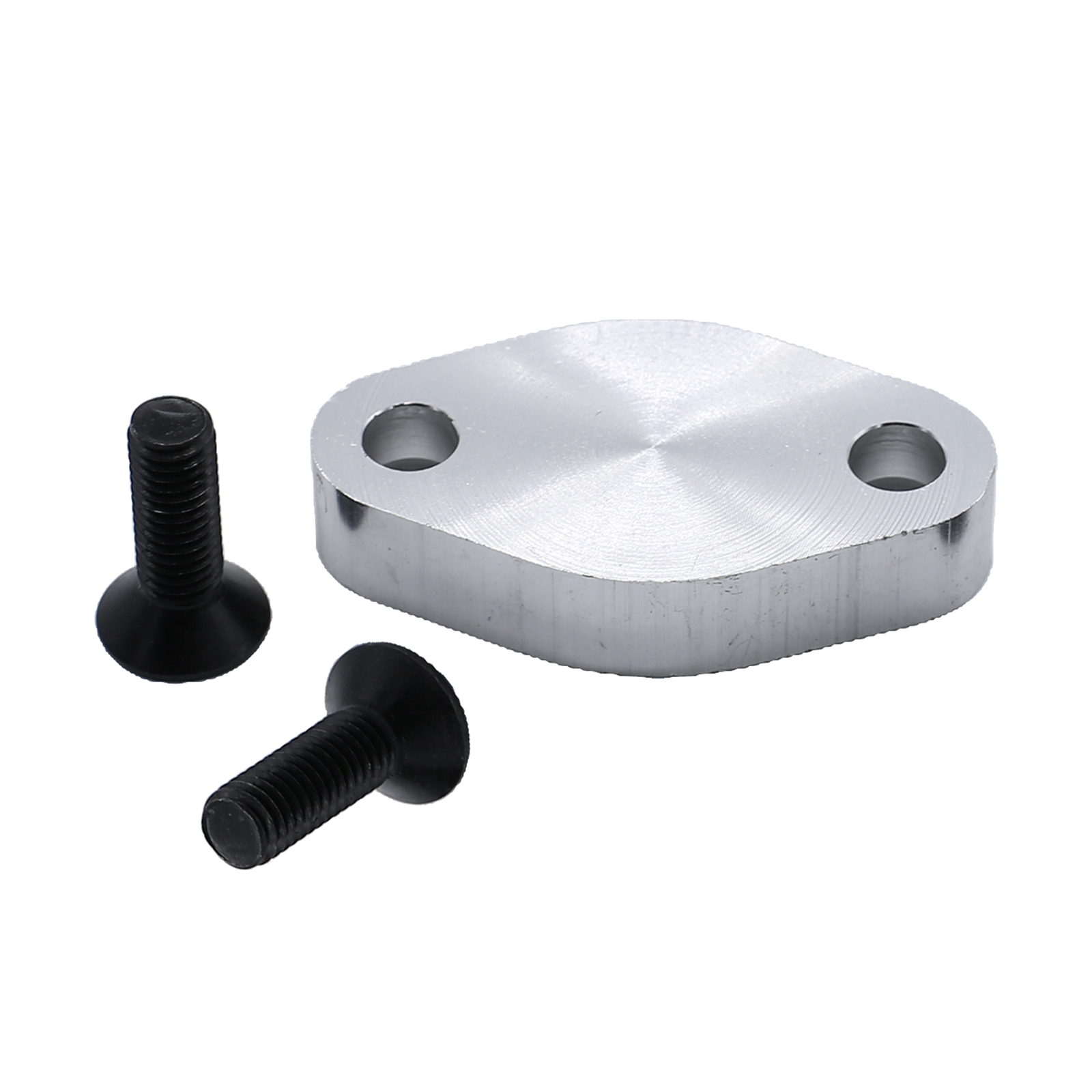 Aluminum Car Auto EGR Exhaust Block Off Plate w/ Screws Fit for LS Truck