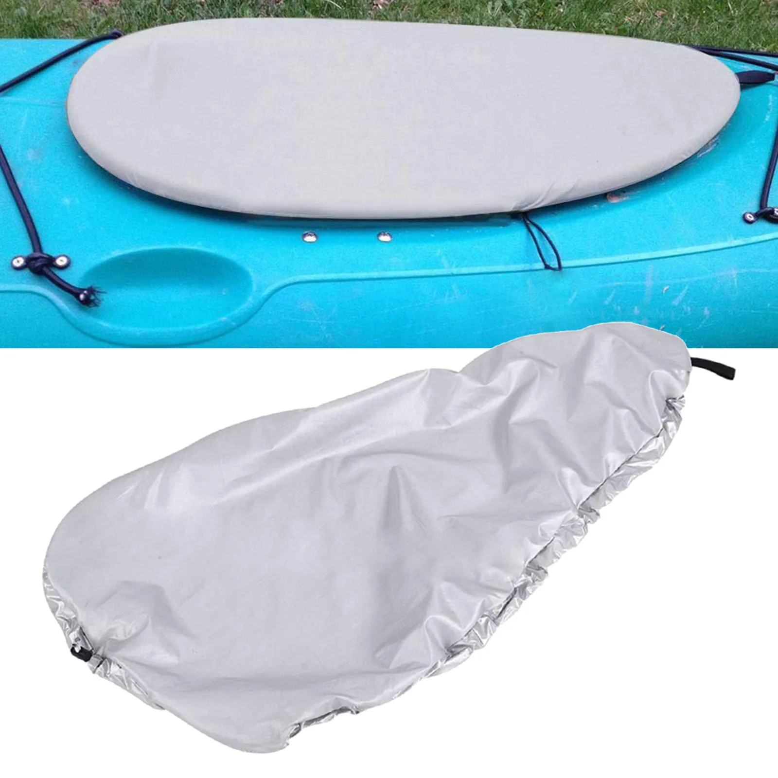Premium Kayak Cockpit Cover Waterproof Shield Adjustable Wear-resistant Canoe Sprayskirt Seal Protector Indoor Accessories