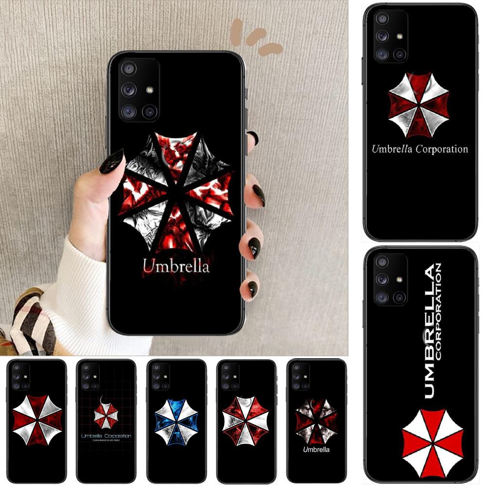 Корпус для телефона Umbrella corporation, корпус для Samsung Galaxy A50 A51  A20 A71 A70 A40 A30 A31 A80 E 5G S, черный корпус, художественный Чехол для  мобильного телефона | AliExpress