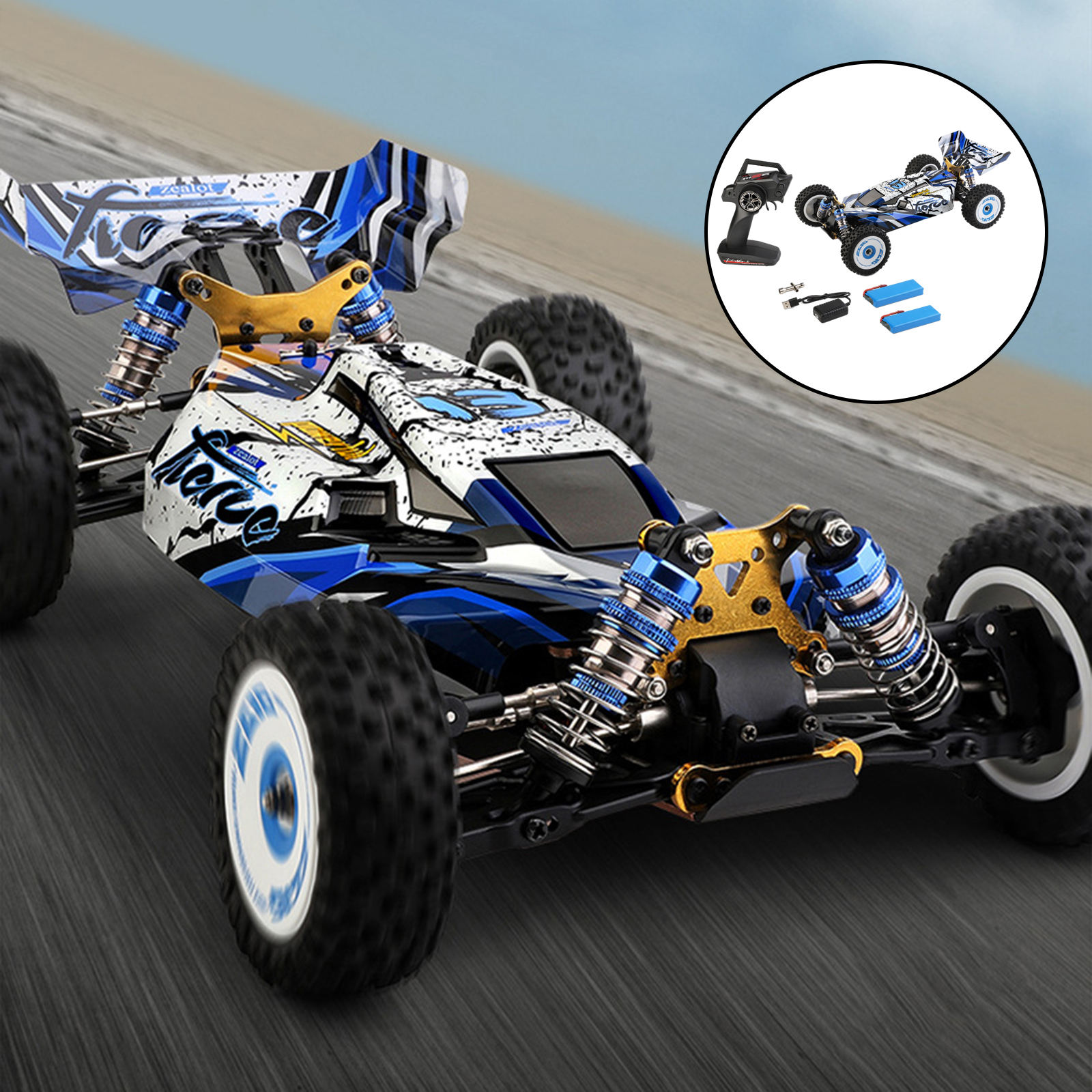 1:12 Scale Remote Control Car 4WD High Speed All Terrains Brushless Off Road Stunt car Motor Monster Trucks for Adults Teens 