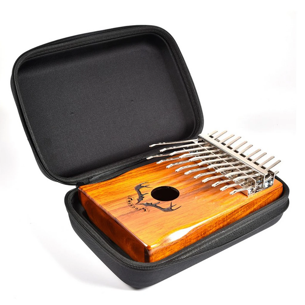 Portable Black 10/ 15/17 Keys Kalimba Case Thumb Piano Mbira Bag Case Holder
